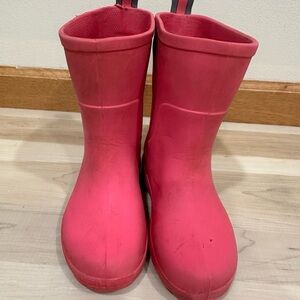 Vibrant Pink Rain Boots